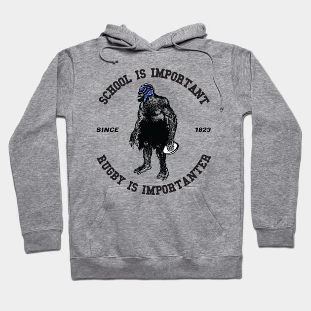 Rugby Is Important Rugby Fan Gift Hoodie by atomguy